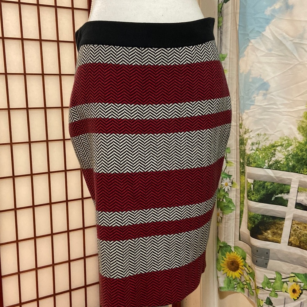 SOLD ! Stretchy warm Pencil skirt .